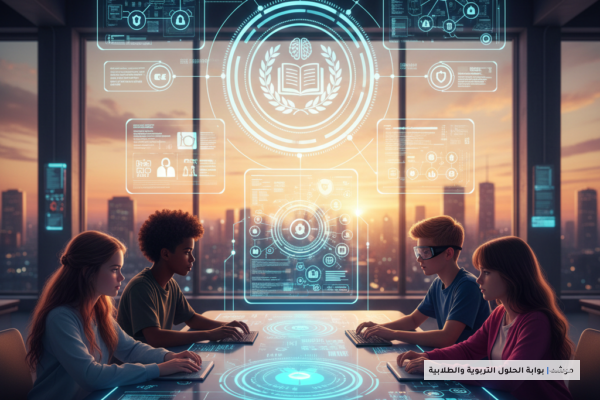 صورة توضيحية لـ بوابة التفوق: استراتيجية الحصانة الرقمية والتميز الأكاديمي