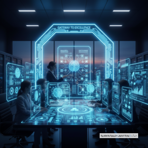 صورة توضيحية لـ بوابة التفوق: هندسة السلوك الذكي والتعزيز الإيجابي في العصر الرقمي