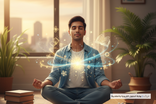 صورة توضيحية لـ دليل التوازن النفسي: رحلة التعافي من الاحتراق الدراسي واستعادة الشغف
