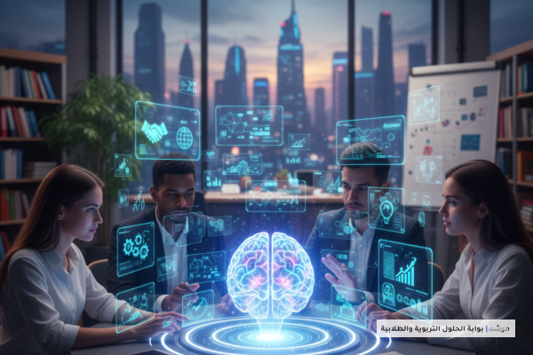 صورة توضيحية لـ بوابة التفوق: هندسة الذكاء العاطفي ومهارات المستقبل