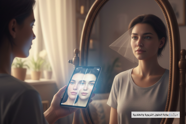 صورة توضيحية لـ دليل التوازن النفسي: التصالح مع المرآة في زمن "الفلاتر" الرقمية