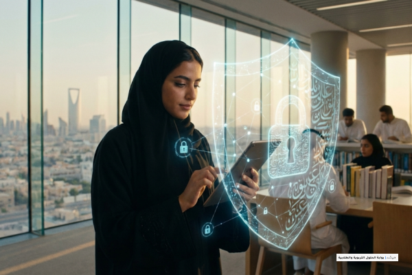 صورة توضيحية لـ مراجعة منظومة حماية بيانات المتعلمين في التعليم الإلكتروني (المملكة العربية السعودية)