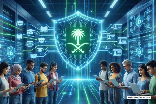 صورة توضيحية لـ مراجعة تقنية تعليمية: منظومة حماية بيانات المتعلمين (المعايير الوطنية السعودية)