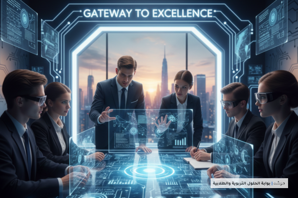 صورة توضيحية لـ بوابة التفوق: هندسة التعلم الذكي وقيادة المستقبل