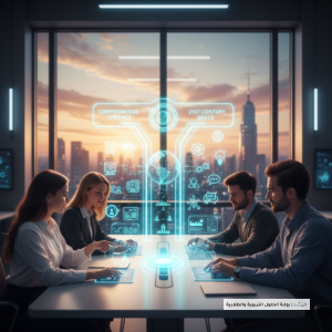 صورة توضيحية لـ دليل التوجيه السلوكي: محو الأمية الشاملة ومهارات القرن الحادي والعشرين