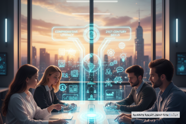 صورة توضيحية لـ دليل التوجيه السلوكي: محو الأمية الشاملة ومهارات القرن الحادي والعشرين
