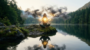 صورة توضيحية لـ دليل التوازن النفسي: قوة توكيدات الاستحقاق وإعادة برمجة الحوار الداخلي