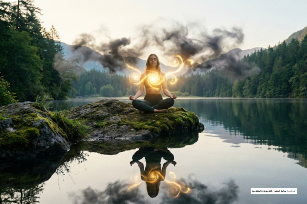 صورة توضيحية لـ دليل التوازن النفسي: قوة توكيدات الاستحقاق وإعادة برمجة الحوار الداخلي