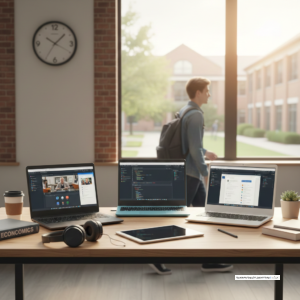 صورة توضيحية لـ مراجعة تقنية تعليمية: أفضل أجهزة اللابتوب الاقتصادية للطلاب في 2025