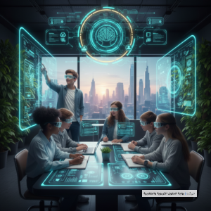 صورة توضيحية لـ بوابة التفوق: هندسة السلوك الإيجابي في البيئات التعليمية الذكية