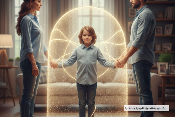 صورة توضيحية لـ دليل التوازن النفسي: حماية الأبناء وبناء مرونتهم أثناء الانفصال